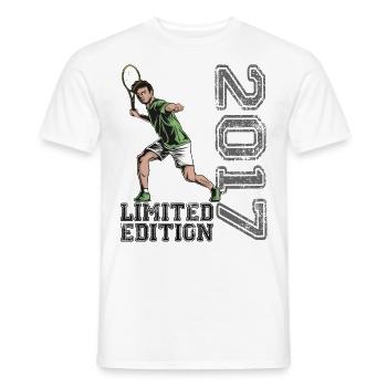 Limited Edition 2017 Limited Edition Tennis - Männer T-Shirt - Weiß - Vorne - AI Model Male 178 dark (178cm)