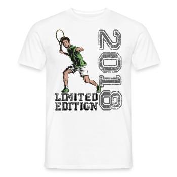 Limited Edition 2018 Limited Edition Tennis - Männer T-Shirt - Weiß - Vorne - AI Model Male 178 dark (178cm)