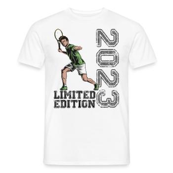 Édition Limitée 2023 Édition Limitée Tennis - T-shirt homme - blanc - Devant - AI Model Male 178 dark (178cm)