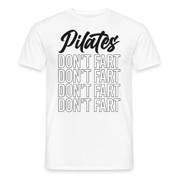 Pilates Instructor Teacher Pilates - Männer T-Shirt - Weiß - Vorne - AI Model Male 178 dark (178cm)