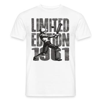 Édition limitée 1961 Édition limitée Cricket - T-shirt homme - blanc - Devant - AI Model Male 178 dark (178cm)