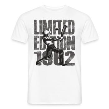 Édition limitée 1962 Cricket en édition limitée - T-shirt homme - blanc - Devant - AI Model Male 178 dark (178cm)