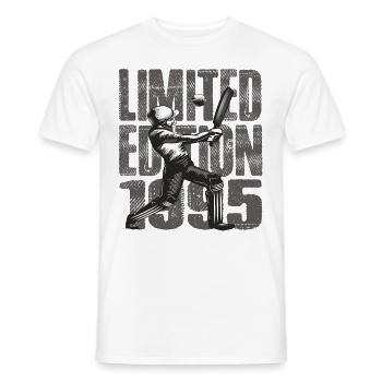 Limited Edition 1995 Limited Edition Cricket - Men's T-Shirt - white - Front - AI Model Male 178 dark (178cm)