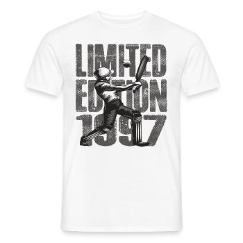 Limited Edition 1997 Limited Edition Cricket - Männer T-Shirt - Weiß - Vorne - AI Model Male 178 dark (178cm)