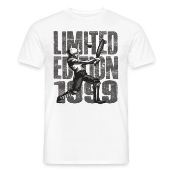 Limited Edition 1999 Limited Edition Cricket - Männer T-Shirt - Weiß - Vorne - AI Model Male 178 dark (178cm)