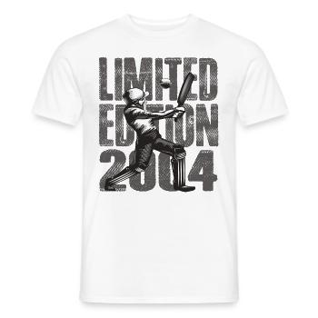 Limited Edition 2004 Limited Edition Cricket - Men's T-Shirt - white - Front - AI Model Male 178 dark (178cm)