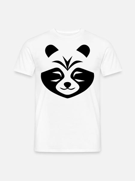Panda Head - Men's T-Shirt - white