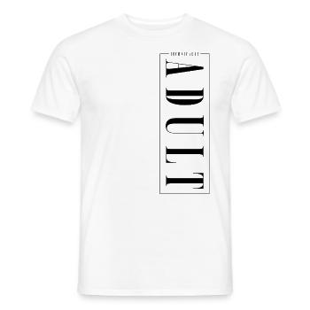 Cadeau d’anniversaire Tech Adulte 18 ans - T-shirt homme - blanc - Devant - AI Model Male 178 dark (178cm)