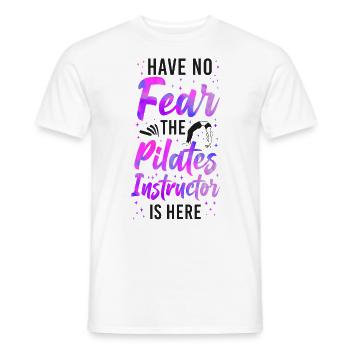 Instructeur de Pilates Enseignant N’ont Pas - T-shirt homme - blanc - Devant - AI Model Male 178 dark (178cm)