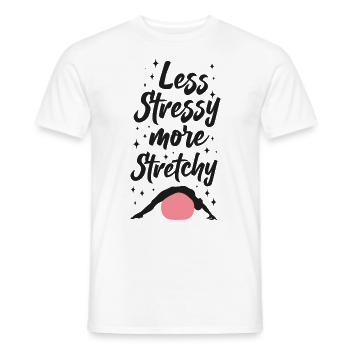 Pilates Instructeur Professeur Jeu de mots - T-shirt homme - blanc - Devant - AI Model Male 178 dark (178cm)