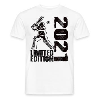 Limited Edition 2021 Limited Edition Cricket - Men's T-Shirt - white - Front - AI Model Male 178 dark (178cm)