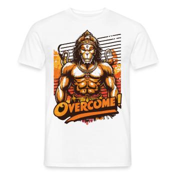 Chemise HANUMAN - T-shirt homme - blanc - Devant - AI Model Male 178 dark (178cm)