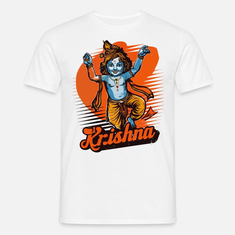 KRISHNA! - Männer T-Shirt - Weiß