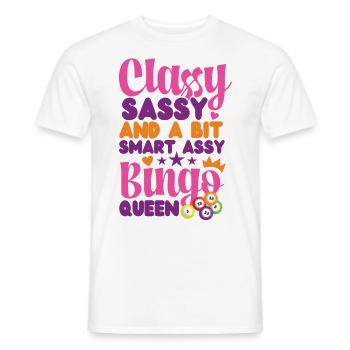 Bingo Player Classy Sassy And A - Männer T-Shirt - Weiß - Vorne - AI Model Male 178 dark (178cm)