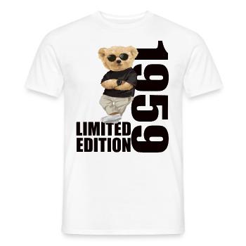 Limited Edition 1959 Bär Bären Geburtstag 1959 - Männer T-Shirt - Weiß - Vorne - AI Model Male 178 dark (178cm)