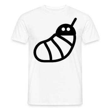 Raupe - Männer T-Shirt - Weiß - Vorne - AI Model Male 178 dark (178cm)