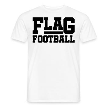 Flag Football - T-shirt homme - blanc - Devant - AI Model Male 178 dark (178cm)
