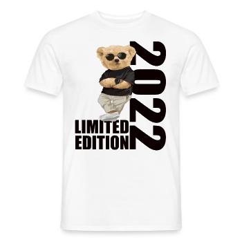 Limited Edition 2022 Bär Bären Geburtstag 2022 - Männer T-Shirt - Weiß - Vorne - AI Model Male 178 dark (178cm)