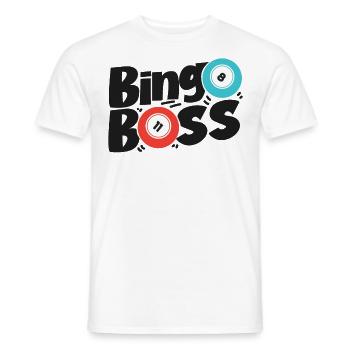 Bingo Player Bingo - Men's T-Shirt - white - Front - AI Model Male 178 dark (178cm)