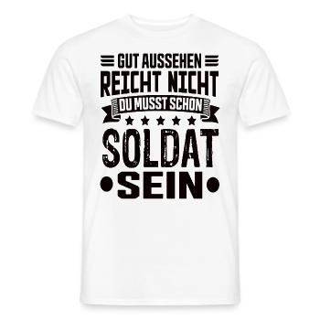Soldier - Men's T-Shirt - white - Front - AI Model Male 178 dark (178cm)