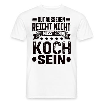 Koch Köche Kochen Koch Humor Koch Spruch - Männer T-Shirt - Weiß - Vorne - AI Model Male 178 dark (178cm)