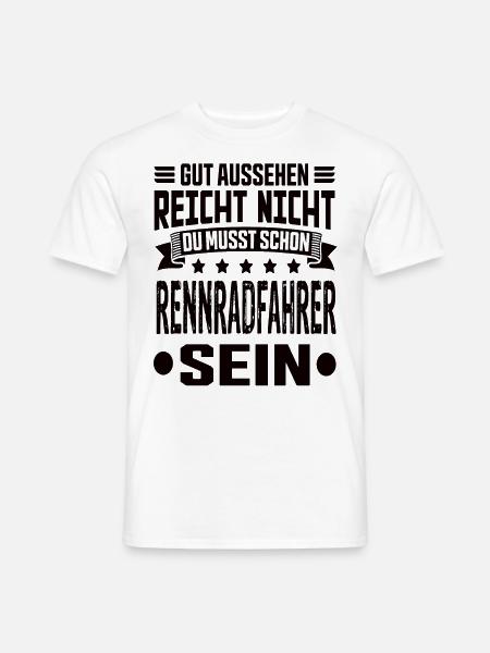 Rennrad Rennradfahrer Rennrad Fahrrad Rennräder - Männer T-Shirt - Weiß