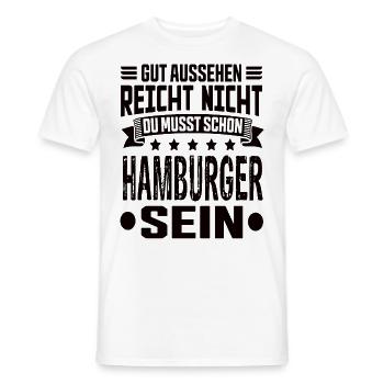 Hamburg - Männer T-Shirt - Weiß - Vorne - AI Model Male 178 dark (178cm)