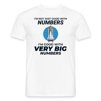 Luft- und Raumfahrtingenieur Raumfahrtraketenwissenschaftler - Männer T-Shirt - Weiß - Vorne - AI Model Male 178 dark (178cm)