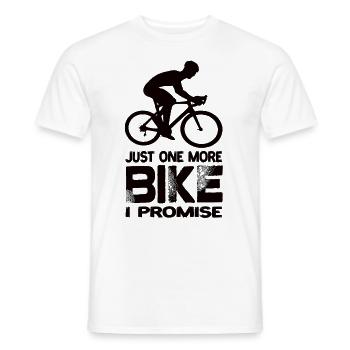 Juste un vélo de plus que je promets vélo de route - T-shirt homme - blanc - Devant - AI Model Male 178 dark (178cm)