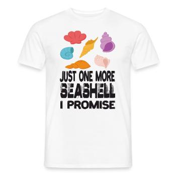 Juste un autre coquillage de coquillage que je pormise coquillages - T-shirt homme - blanc - Devant - AI Model Male 178 dark (178cm)
