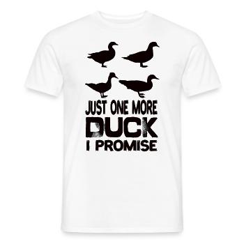 Juste un canard de plus, je promets des canards, des animaux - T-shirt homme - blanc - Devant - AI Model Male 178 dark (178cm)