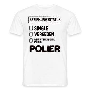 Foreman Relationship Status Foreman Civil Engineering Foreman - Men's T-Shirt - white - Front - AI Model Male 178 dark (178cm)