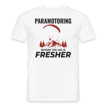 Motorschirmpilot Motorschirm Motorschirm - Männer T-Shirt - Weiß - Vorne - AI Model Male 178 dark (178cm)