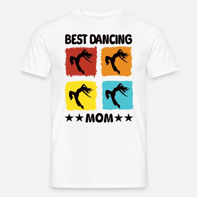 Best Dancing Mom - Männer T-Shirt - Weiß