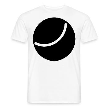 Balle de tennis - T-shirt homme - blanc - Devant - AI Model Male 178 dark (178cm)