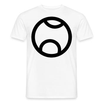 Balle de tennis - T-shirt homme - blanc - Devant - AI Model Male 178 dark (178cm)
