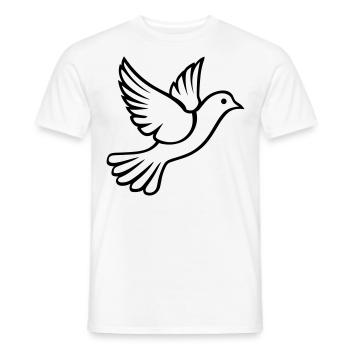 Dove - Men's T-Shirt - white - Front - AI Model Male 178 dark (178cm)