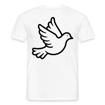 Dove - Men's T-Shirt - white - Front - AI Model Male 178 dark (178cm)