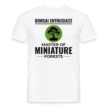 Japanischer Bonsai Gärtner Baum Sammler Gartenarbeit - Männer T-Shirt - Weiß - Vorne - AI Model Male 178 dark (178cm)