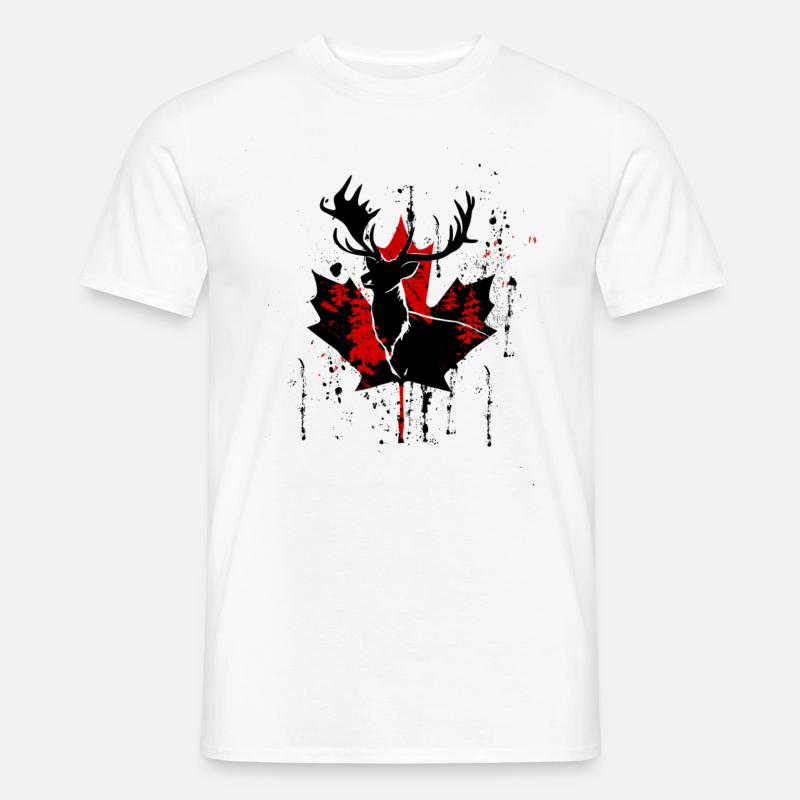 Wild v8 - Männer T-Shirt - Weiß