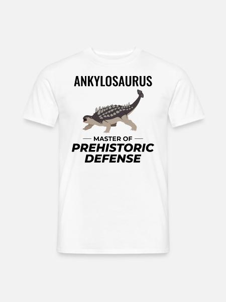 Ankylosaurus Dinosaurier Dino Paläontologe Fossil - Männer T-Shirt - Weiß