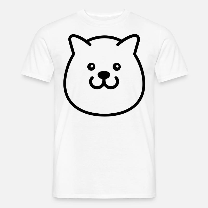 Hund - Männer T-Shirt - Weiß
