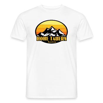 Hohe Tauern Österreich - Männer T-Shirt - Weiß - Vorne - AI Model Male 178 dark (178cm)