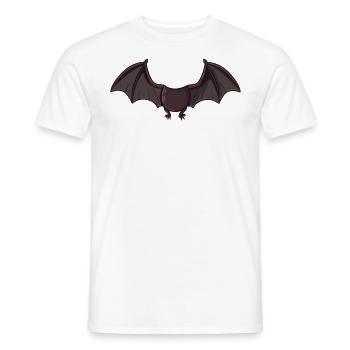 Costume d’Halloween Chauve-souris effrayante pour enfants - T-shirt homme - blanc - Devant - AI Model Male 178 dark (178cm)