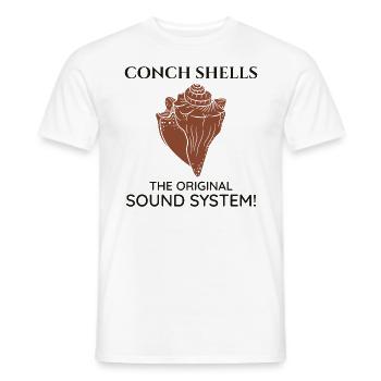 Muschel Muschel Sammler Beachcomber Muschel - Männer T-Shirt - Weiß - Vorne - AI Model Male 178 dark (178cm)