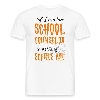 Conseillère scolaire Maman Halloween Je suis - T-shirt homme - blanc - Devant - AI Model Male 178 dark (178cm)