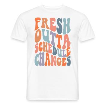 School Counselor Fresh Outta - Männer T-Shirt - Weiß - Vorne - AI Model Male 178 dark (178cm)