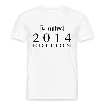 Edition Limitée 2014 - T-shirt homme - blanc - Devant - AI Model Male 178 dark (178cm)