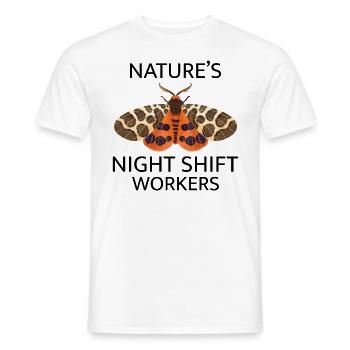 Motte nachtaktives Tier Insektensammler Entomologie - Männer T-Shirt - Weiß - Vorne - AI Model Male 178 dark (178cm)