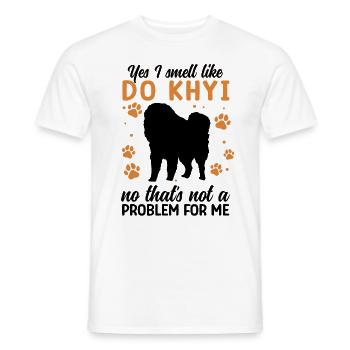 Smell Like Do Khyi Tibetan Mastiff Tibetan Mastiff - Men's T-Shirt - white - Front - AI Model Male 178 dark (178cm)